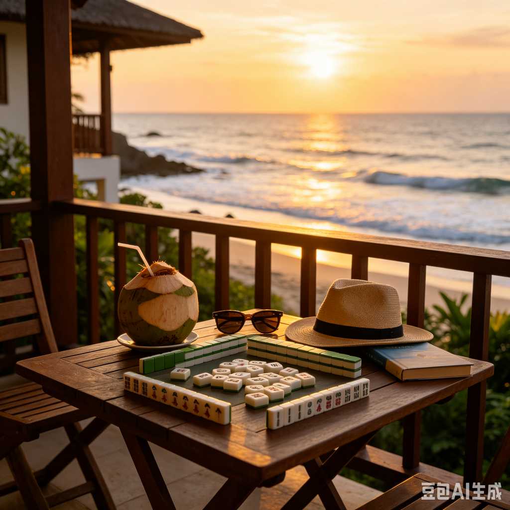 modern oriental mahjong set