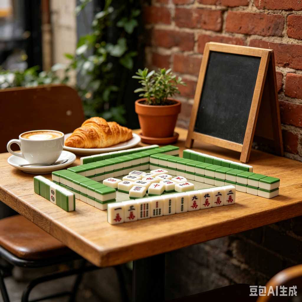 mahjong tile rack set